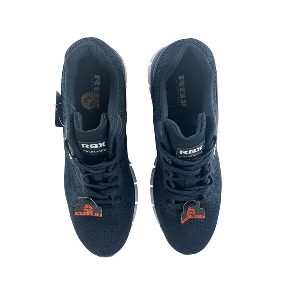 RBX Womens Athletic Sneakers Navy Size 12 Wide Knit Walking Shoes main image 9